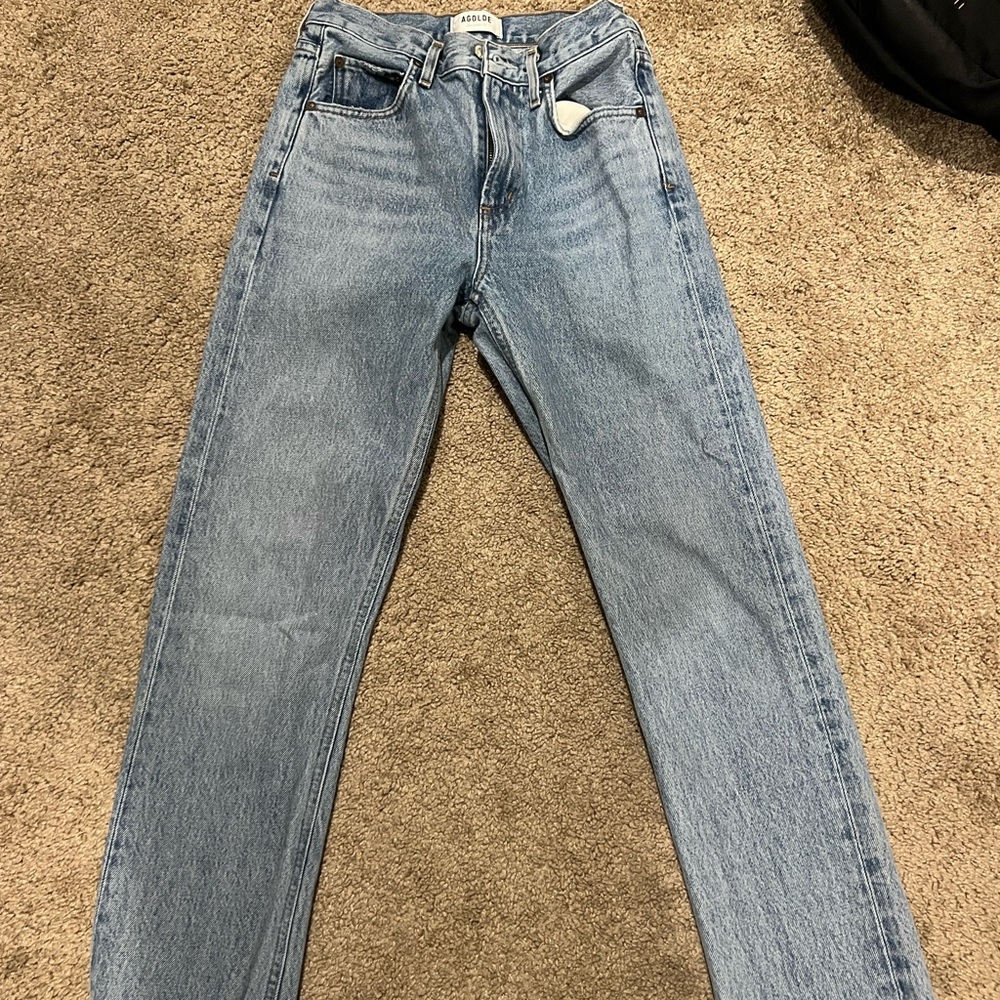 Agolde Classic Blue Denim Jeans
